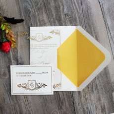 Acrylic Invitation Card Beautiful Invitation With Envelope Personalized Custom
